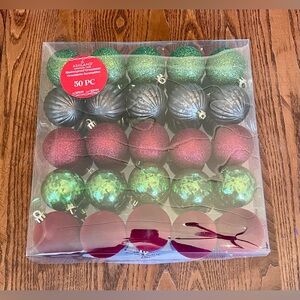 50 piece shatterproof ornaments